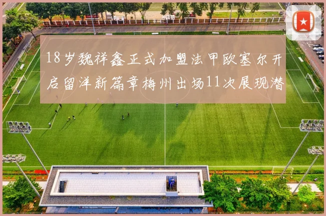 18岁魏祥鑫正式加盟法甲欧塞尔开启留洋新篇章梅州出场11次展现潜力